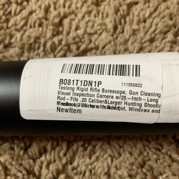 Teslong Rigid Rifle Borescope, Gun Cleaning Visual Inspection Camera w/26-Inch-L - Picture 2 of 5